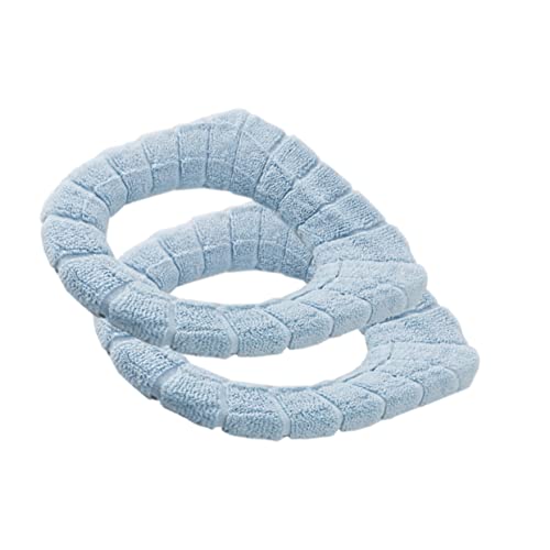 SOESFOUFU Non-slip Toilet Seat Pad Acrylic Fiber Cover Round Seat Warm Comfortable