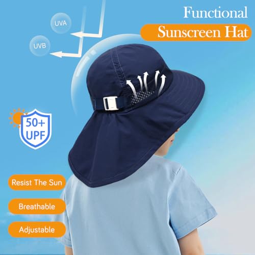 Custom Baby Sunhat, Personalized Baby Bucket Hat with Embroidered Name, Summer Mesh Infant Beach Hat for Girls Boys2