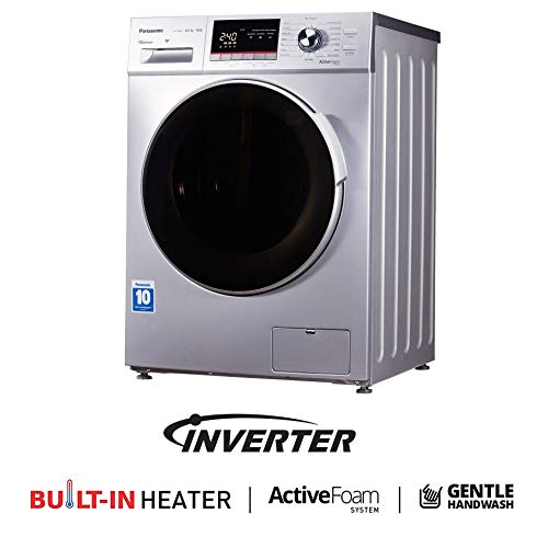 Image of Panasonic NA-148MF1L01 8Kg Wi-Fi Enabled Inverter Front Load Fully-Automatic Washing Machine, Silver