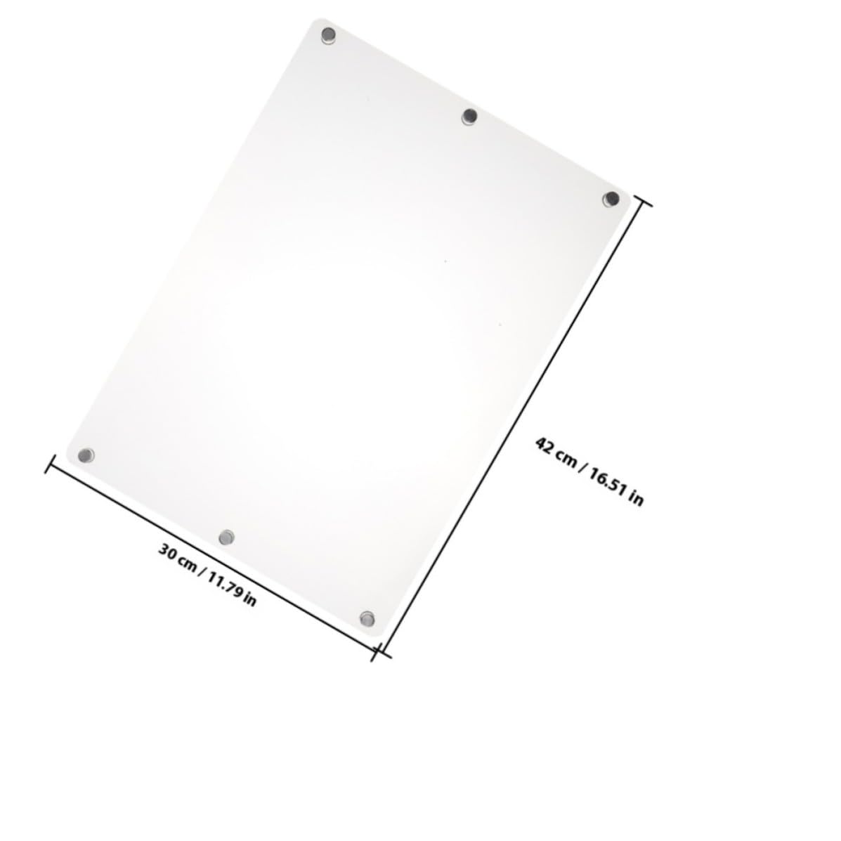2 Stück Magnetische Whiteboard Tafel für Transparente Acryl Planung