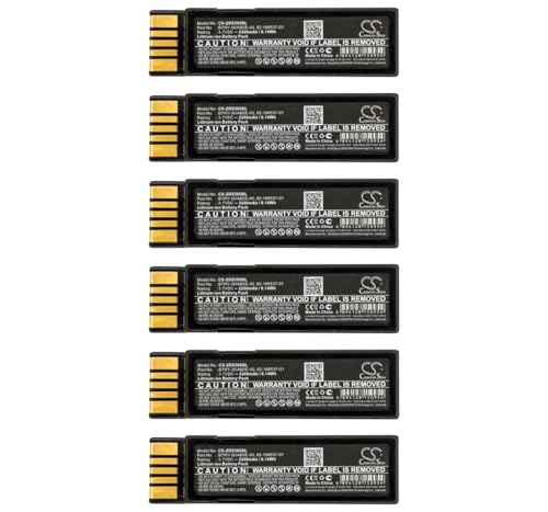 FYIOGXG Battery for DS3600 DS3678 LI3600 EVM LS3600 LI3678 LS3678 82-166537-01 (6PCS)