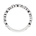 1.00 ct Ladies Round Cut Diamond Eternity Wedding Band in 14 kt White Gold In Size 13