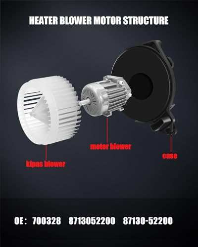 Image of AC Heater Blower Motor Compatible for Toyota for Prius C 2012-2019, HVAC Blower Motor Assembly Replace# 700328 8713052200