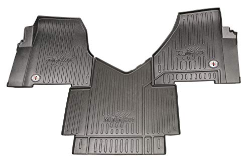 MINIMIZER Floor Mats; Freightliner Cascadia 126,116 (2018-2020) Floor Mats (Auto); Compatible with Both Day cab and Sleeper cab configurations; Part #103739