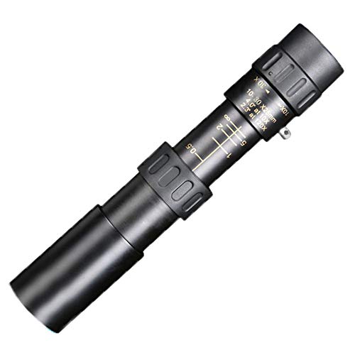 Fdrirect Telescópios monoculares com tripé, 4K 10-300X25mm Super Telephoto Zoom Telescópio monocular