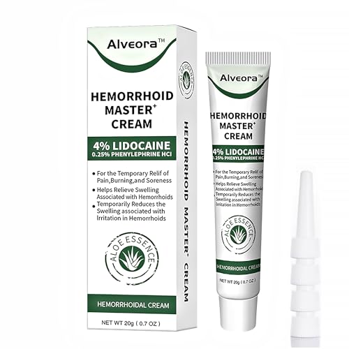Hemorrhoid Cream 20g - Helps Relieve Discomfort and Soothe Itchy Hemorrhoids, Shrinks Hemorrhoids - Maximum Pain