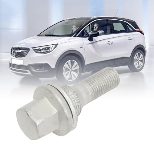 AUROLYNNE Radschraube Radbolzen M12x1,25 Flachbund für Berlingo C2 C3 Picasso 106 206 207 C4 C5 C6 Jumpy Mokka Vivaro