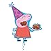 Produktbild Ballonim® Peppa Pig mit Torte ca. 80cm Luftballons Folienballon Party DekorationGeburtstag