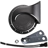 FARBIN Compact Horn 12V Car Horn Loud Low-Tone 410HZ Waterproof Universal for Any 12V Vehicles