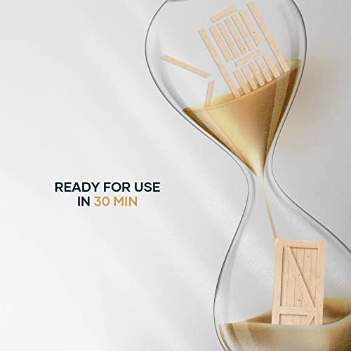 EaseLife 28in x 84in Sliding Barn Door with 5FT Barn Door Hardware Kit & Handle Included,DIY Assemblely,Easy Install,Apply to Interior Rooms & Storage Closet,K-Frame,Natural