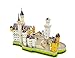PROW® Modelo de Construcción 3D Creativo, Arquitectura Rompecabezas Castillo de Neuschwanstein Papel de Seguridad DIY Artesanía para Pretty Decoration,109 Piezas