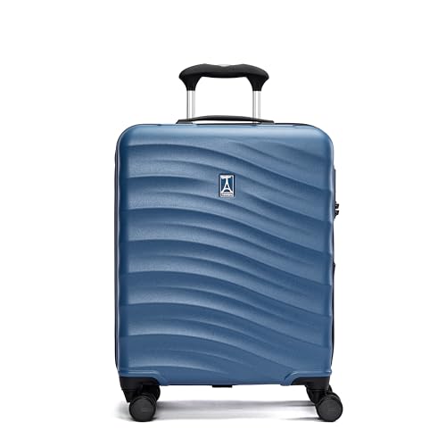 Image of Travelpro Maxlite Air V2 Hardside Expandable Carry on Luggage, 8 Spinner Wheels, Lightweight Hard Shell Suitcase, TSA lock, Ensign Blue, International Carry On 18-Inch