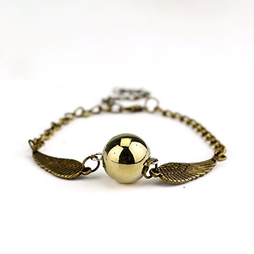 Preisvergleich Produktbild HarryPotter Goldener Schnatz Quidditch Armband Geschenk (Bronze)