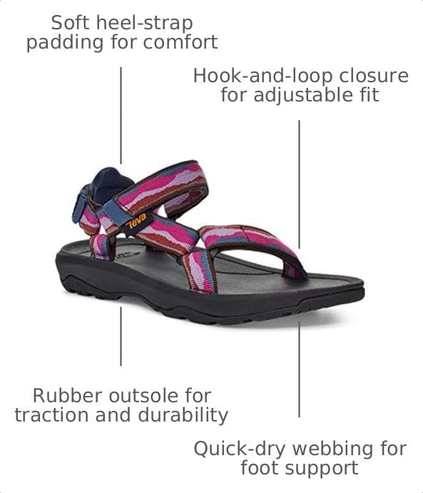Teva Hurricane XLT 2 Sport Sandal, Vista Blue Indigo, 13 US Unisex Little Kid - image 3