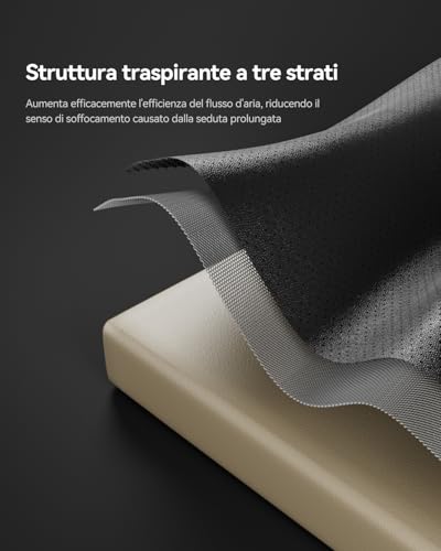 M6 Ultra 2.0 Sedia Gaming Ergonomica | Sedia da Gioco con Funzione Massaggio, Braccioli Meccanici a 720°, Supporto Lombare Adattivo, Cuscino Poggiatesta Regolabile | Con Poggiapiedi in Pelle - Sedia gaming - Immagine 9