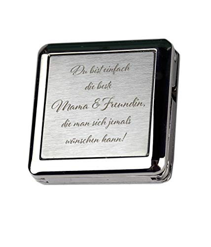 geschenke-fabrik, Accroche-Sac Argenté argenté 4x4 cm