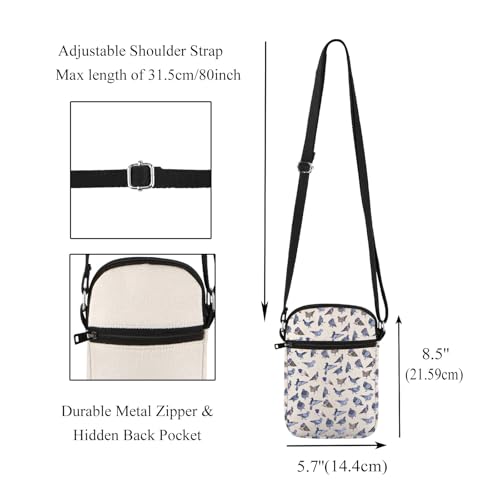 CMNIM Bird Lover Gifts I Just Really Like Pigeons Crossbody Bag Pigeon Keeper Gifts Pigeon Fancier Gifts Bird Watching Gifts2