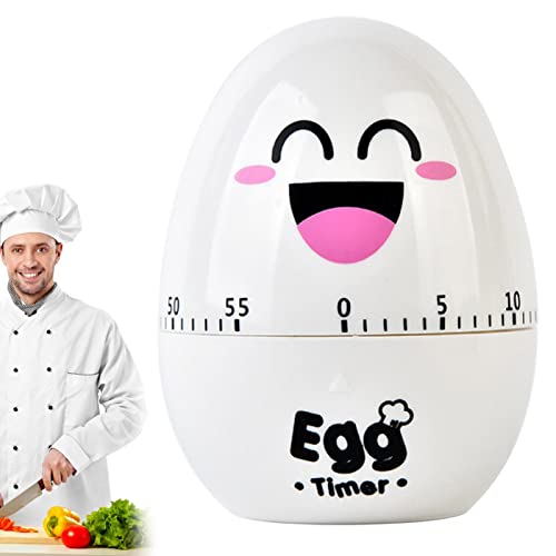 Temporizador de cocina de huevo, temporizador de cocina de huevos para cocinar, temporizador de cocina con alarma giratoria, temporizador de aprendizaje para cocina, estudio, trabajo, entrenamiento de