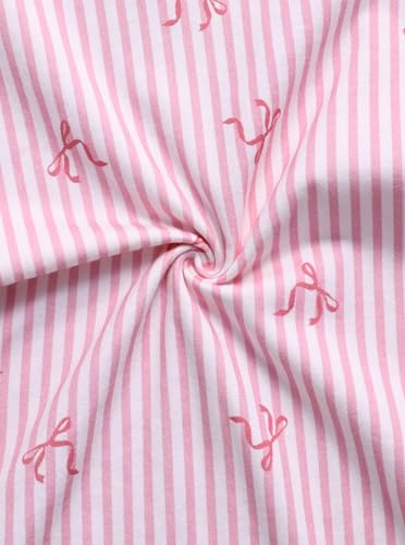 Image of Girls' Summer Shirts Cute Tops Ruffle Sleeve Crew Neck Casual Tees