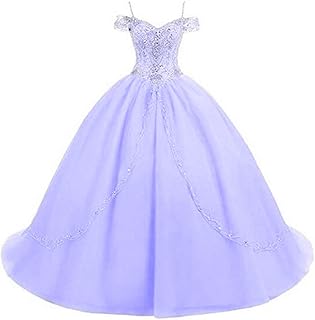 Vestido de quinceañera con cuentas