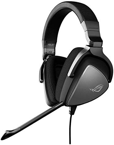 ASUS ROG DELTA CORE Gaming Headset for PC, Mac, PlayStation 4, Xbox One and Nintendo Switch with Hi-Res Audio, and Exclusive Airtight-Chamber Design Black