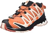 Salomon XA Pro 3D V8 Gore-Tex (wasserdicht) Damen Trailrunning-Schuhe, Orange (Mec Orange/Peachy Keen/Red Orange), 40 EU