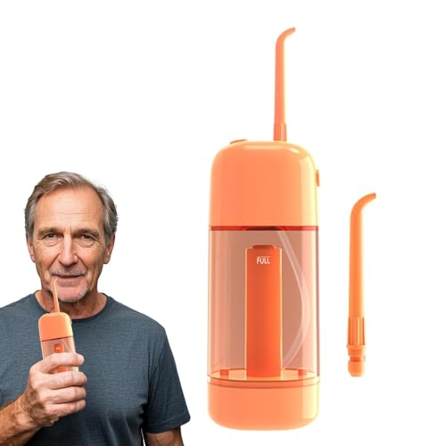 Irrigador bucal inalámbrico - Irrigador bucal de agua | Herramientas de limpieza bucal | Irrigador bucal eléctrico impermeable | Hilo dental eléctrico | Hilo dental recargable para soluciones orales