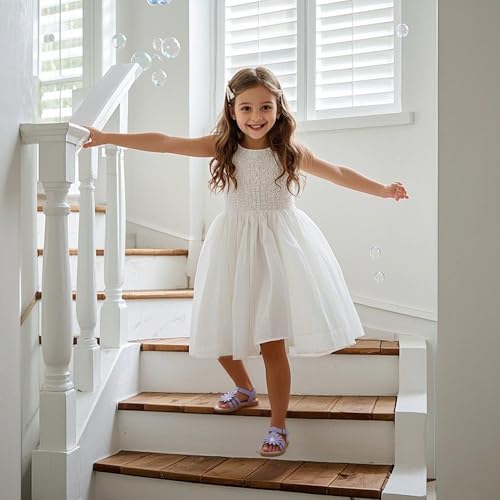 Image of Kiderence Toddler Girls Sandals Little Girls Kids Summer Shoes Toddler Sandals