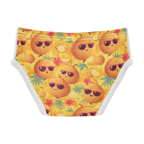 visesunny Boys Cotton Underwear Tropical Coconut Sunglass Printed Toddler Soft Training Briefs Size 2T-8Y for Kids2