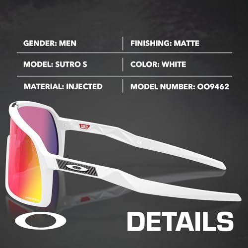 Image of Oakley SUTRO S OO9462 Shield Shape Sunglasses With Official Eyewear Kit | Men's & Women's Sunglasses