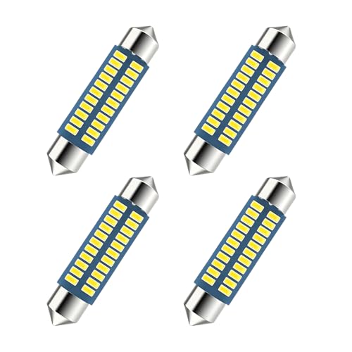 Bulbos LED para carro de 31-42 mm, 6000K, 400LM, juego 4 piezas miniatura 1