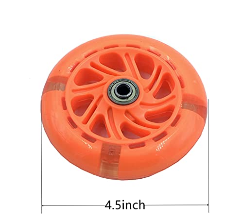 Image of a Pair of Children's Bicycle Riding Flash Silent Training Wheels, Suitable for 12-20 inch Single Speed Bicycles