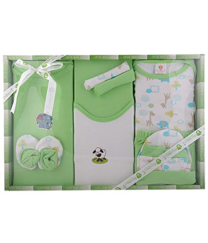 Baby Station Gift Set-10 Pcs New Born (Green)-image-48