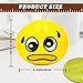 Slime ups 3.2In Round Expression Stress Ball, Novelty Stress Relief Squeeze Toys, Tricky Play Fidget Toys, Vent Decompression Slime Ball Stress Relief Toys Tricky Game (Sweaty Steve)