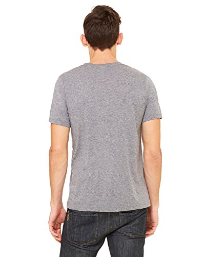 Bella Mens Unisex Triblend Short-Sleeve V-Neck T-Shirt(3415C)-Grey Triblend-Xl #TOP5