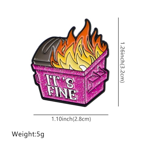 Image of Cute Enamel Pins Cartoon Lapel Pin Brooch Badge for Backpack Jackets Funny Tiger Pins for Gift Anime Enamel Pin for Clothing Hat Decoration