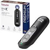Beurer BiteX Max Deep Black Insektenstichheiler mit größerer Heizfläche, Mückenstich Hitzestift zur Behandlung von Insektenstichen- und bissen, elektronischer Stichheiler, mit Licht und Akku
