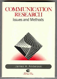 Hardcover Communication Research: Issues and Methods Book