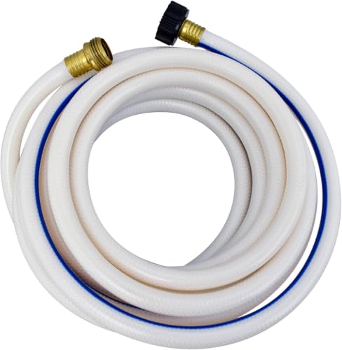 Image of Valterra AquaFresh High Pressure Drinking Water Hose, Water Hose Hookup for RV - 1 /2 inch x 25', White | (Pack of 5)