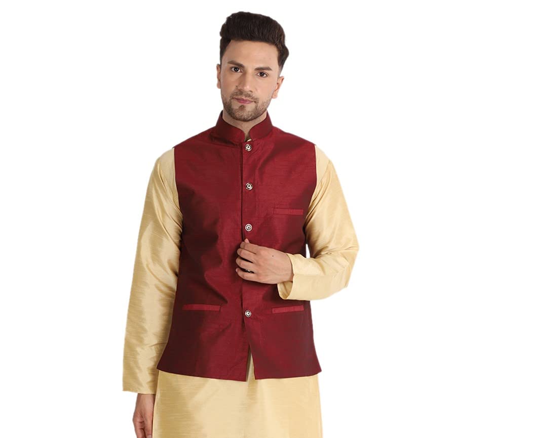 banhussain Men's Silk Modi Jacket.-picture-15