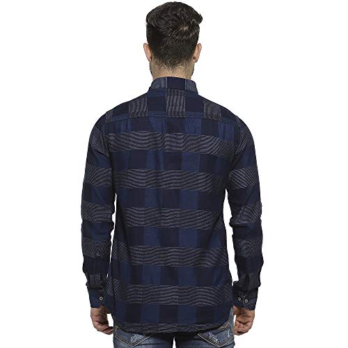 Image of Campus Sutra Men's Checkered Regular Fit Shirt