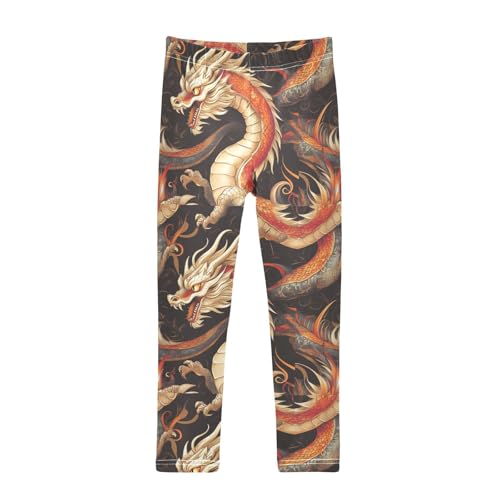 Girls Leggings Dragon Toddler Girls Clothes Leggings for Girls Toddler Girls Leggings 3-4T