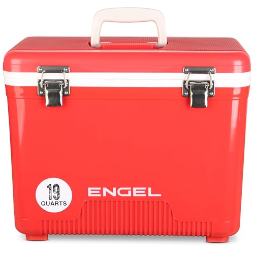 Image of Engel 19qt Leak-Proof, Air Tight, Drybox Cooler and Small Hard Shell Lunchbox for Men and Women
