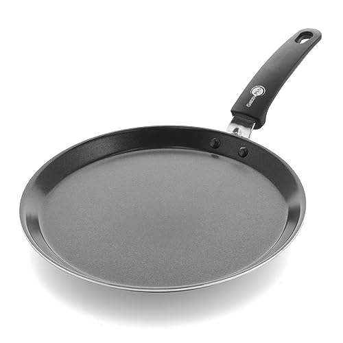 GreenPan Essentials Gesunde Keramische Antihaft-Pfannkuchenpfanne 28 cm, Crêpe-Pfanne, PFAS-frei,...