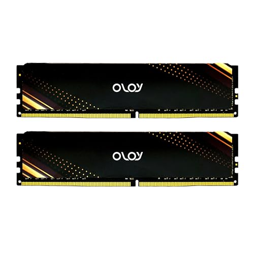 Image of OLOy DDR4 RAM 16GB (2x8GB) Black Saturn 2400 MHz CL17 1.2V 288-Pin Desktop UDIMM (MD4U0824170BB1DA)