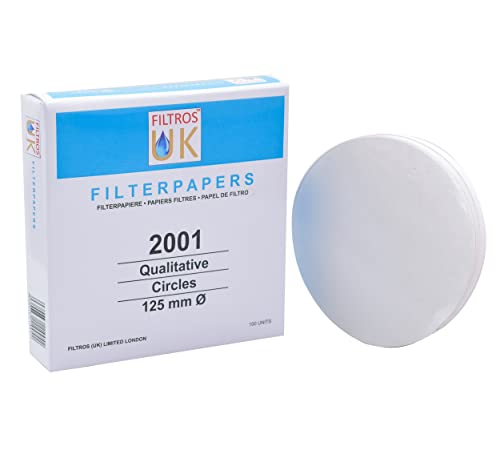 Image of Qualitative Filter Papers Grade -2001, 125 mm dia,Box of 100 Circles (Eq. Whatman Grade-1)