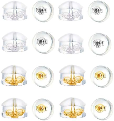 Fomissky Sisa Locking Earring Backs For Studs Pairs Secure