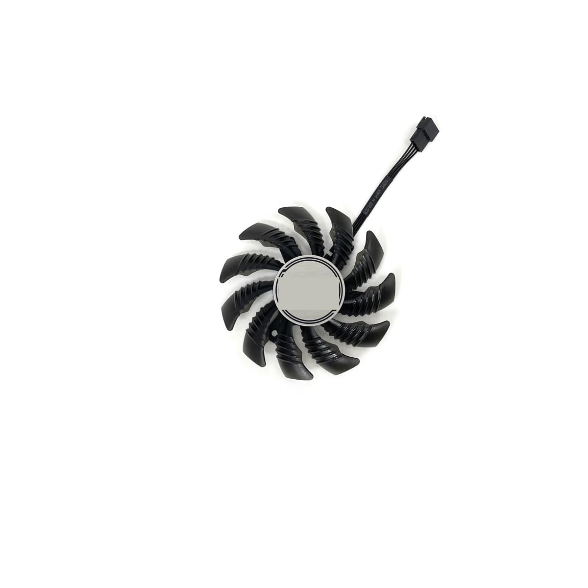 T128010SU PLD08010S12HH RX 6500 XT 6600 Lüfter Für Gigabyte RTX 3060 Ti 3070 für Gaming OC Video Karte Fan(Black 3-Fan T12)