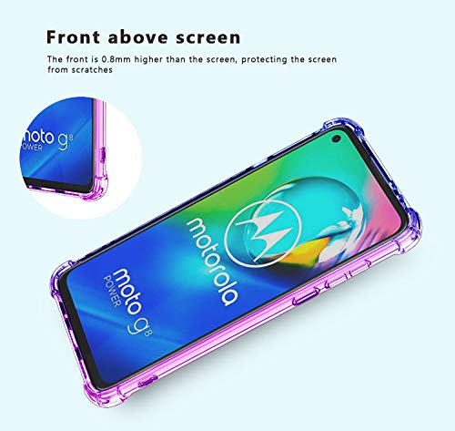Dedux Cover per Motorola Moto G8 Plus, Custodia Trasparente