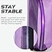Wizbrio All-Purpose Fine Mesh Horse Fly Boots Breathable Anti-Fly Leggings with Sturdy Support Strips Reduce Annoying Stomping & 360°Leg Protection Durable Easy-Clean Material 4-Pack Lavender Purple